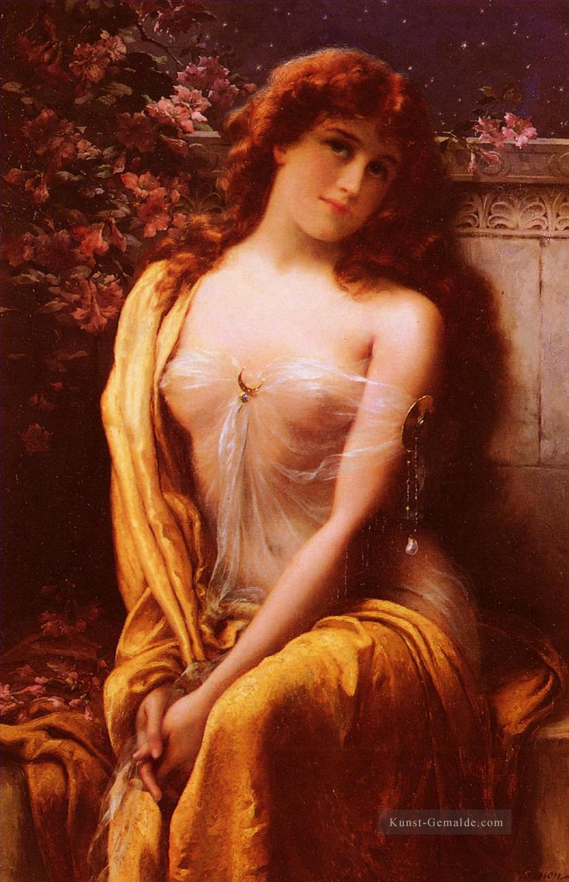 Starlight Mädchen Emile Vernon Nacktheit Impressionismus Ölgemälde
